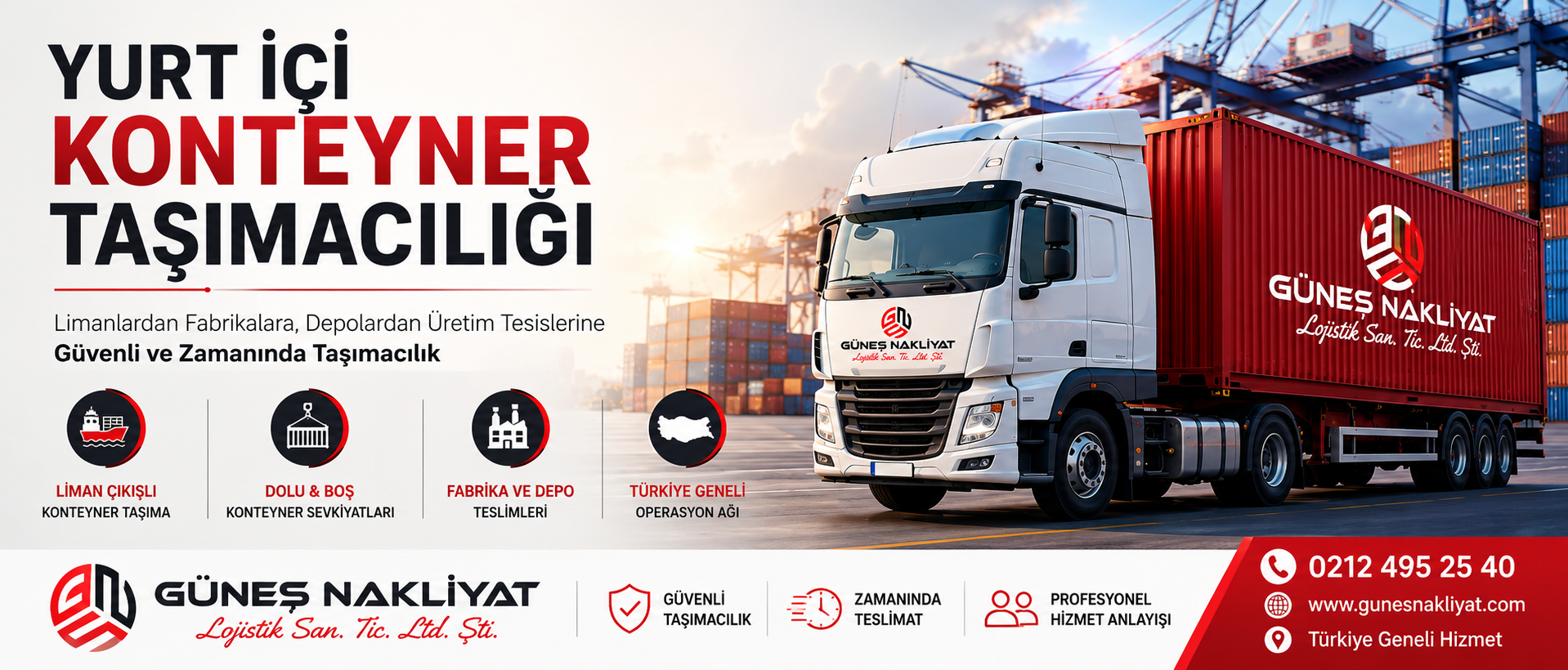 Yurt İçi Konteyner Taşımacılığı 
